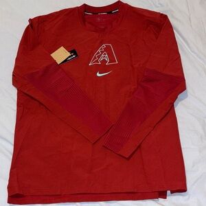 Nike Baseball Diamondbacks long sleeve pullover- NWT